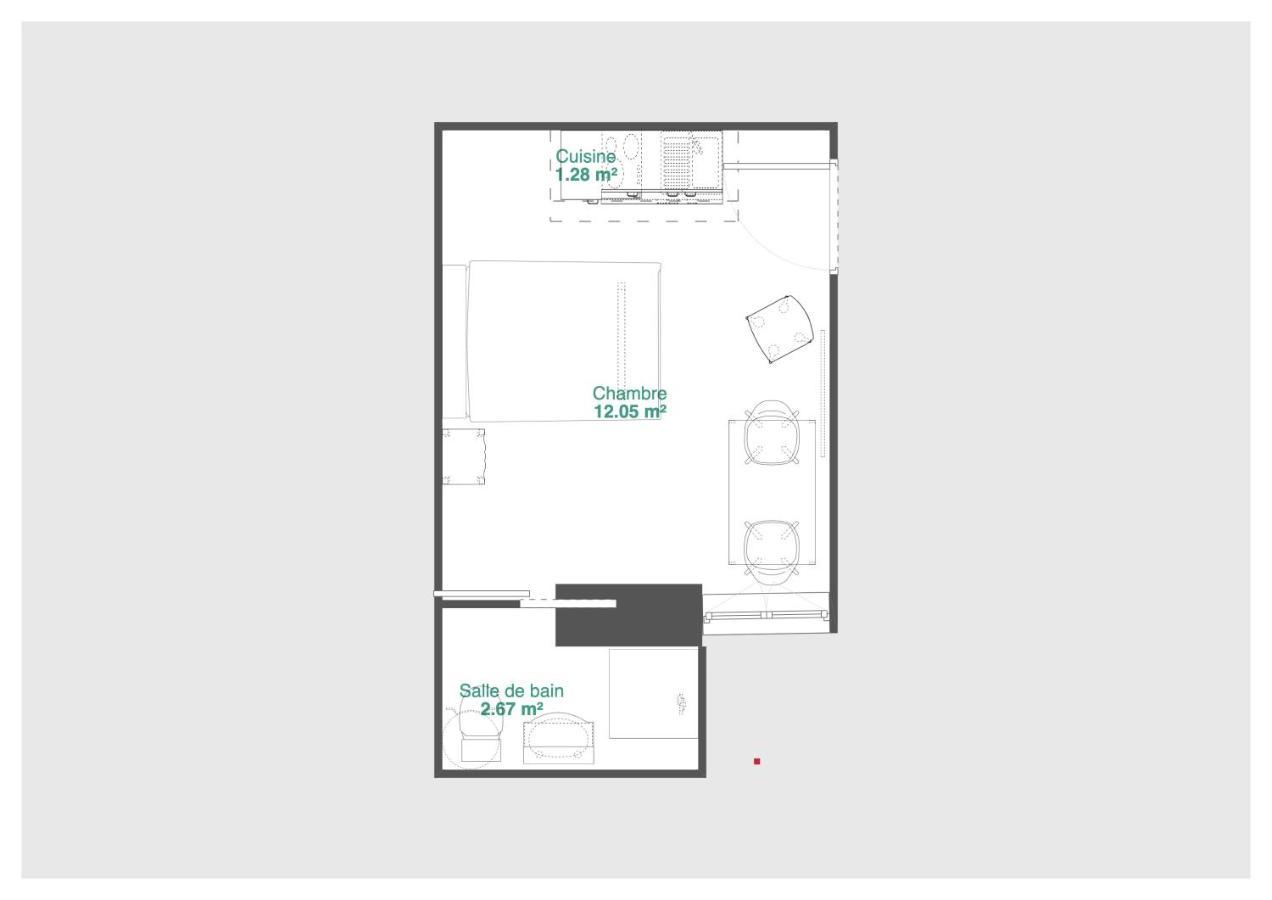Studio Calme, Lumineux, Wifi, 1.5 Km Du Front De Mer Apartment Saint-Nazaire  Bagian luar foto